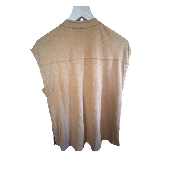 Soft Surroundings Tan Medium Button Up Blouse Women - Picture 2 of 4